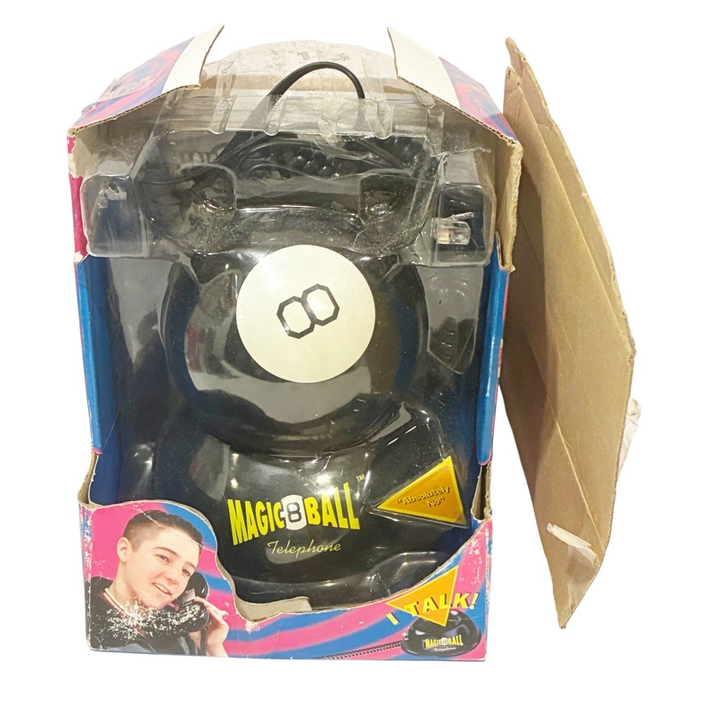 Vintage 2001‎ Mattel Magic 8 Ball Home Phone Toy Nostalgia Collectible